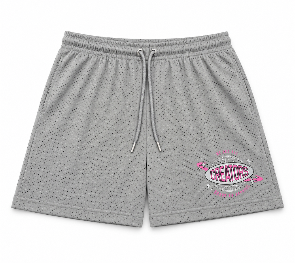 Creators worldwide mesh short