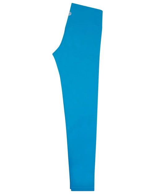 Brand Nu Apparel Essentials Legging in blue, flat lay